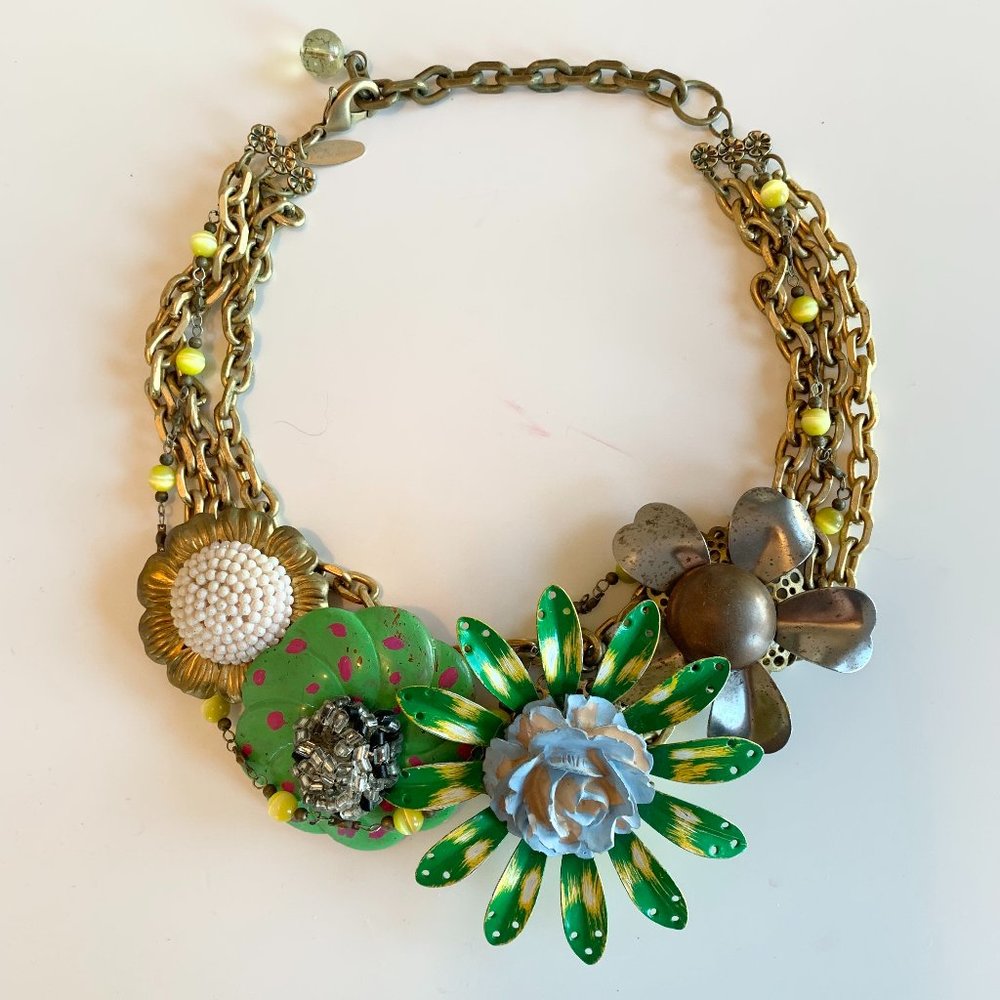 Lenora Dame multi-strand statement necklace